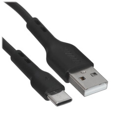 Изображение товара Кабель круглый WIIIX USB Type-C - USB 2.0 Type-A черный 1 м