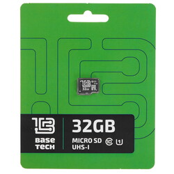 Изображение товара Карта памяти BaseTech microSDHC 32 ГБ [BTMSD032GU1]