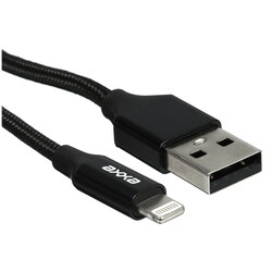 Изображение товара Кабель круглый AXXA Lightning 8-pin - USB 2.0 Type-A черный 1 м
