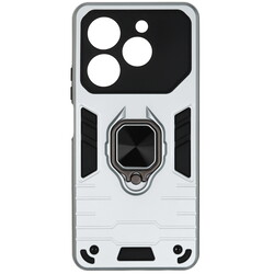Изображение товара Накладка  DF Armor Case для Tecno POVA 6 Neo серебристый/черный