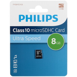 Изображение товара Карта памяти Philips microSDHC 8 ГБ [FM08MD45B/97]