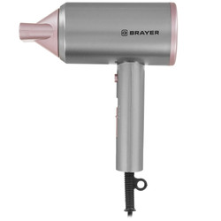 Изображение товара Фен Brayer BR3022 серый/розовый