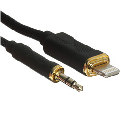 Изображение товара Кабель   Hoco Lightning - jack 3.5 мм черный
