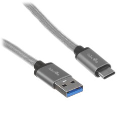 Изображение товара Кабель круглый Telecom USB Type-C - USB 3.2 Gen 1 Type-A серый 2 м