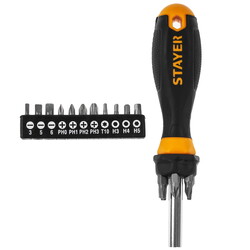 Изображение товара Отвертка с насадками/битами STAYER 2545-H5_z02