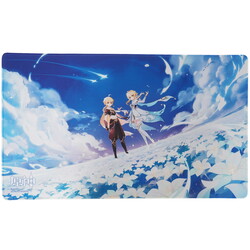 Изображение товара Коврик Genshin Impact Desk Mat Twin Stars in the Flower Field  разноцветный