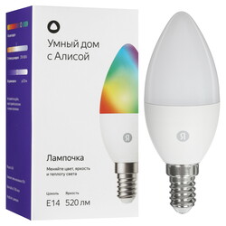 Изображение товара Умная светодиодная лампа Яндекс YNDX-00557 RGB