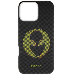 Изображение товара Накладка  Pitaka Aries Tactile Woven Case для Apple iPhone 16 Pro Max черный/серый
