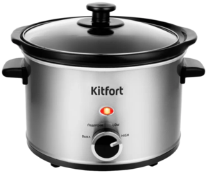 Изображение товара Медленноварка Kitfort КТ-206 серебристый