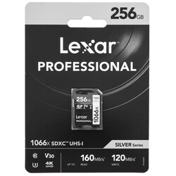Изображение товара Карта памяти Lexar SDXC 256 ГБ [LSD1066256G-BNNNG]