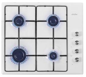 Изображение товара Газовая варочная поверхность Simfer H60Q40W400