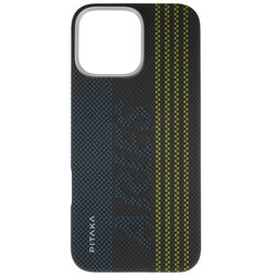 Изображение товара Накладка  Pitaka Aries Tactile Woven Case для Apple iPhone 16 Pro Max синий/черный