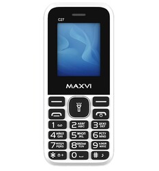 Изображение товара Сотовый телефон Maxvi C27 белый/черный
