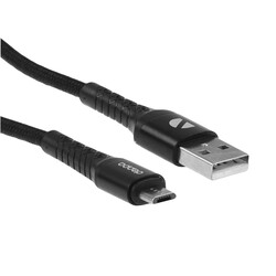 Изображение товара Кабель круглый DEPPA micro USB - USB 2.0 Type-A черный 1 м