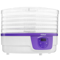 Изображение товара Сушилка для овощей и фруктов Kitfort КТ-1929 фиолетовый