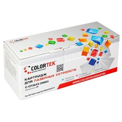 Изображение товара Картридж лазерный Colortek CF361X (508X) C голубой