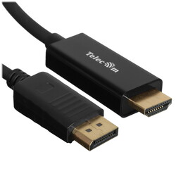 Изображение товара Кабель однонаправленный Telecom DisplayPort - HDMI, 1.8 м