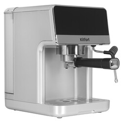 Изображение товара Кофеварка рожковая Kitfort КТ-7418 серебристый