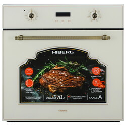 Изображение товара Электрический духовой шкаф HIBERG VM 6260 RY бежевый