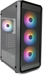 Изображение товара Корпус XASTRA A403 4ARGB [A403-4FC12F] черный