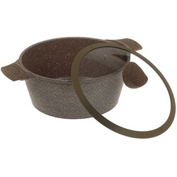 Изображение товара Кастрюля OneTwo Jasper O3SC052 5.2 л 28 см коричневый