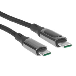 Изображение товара Кабель круглый GoGadget USB Type-C - USB Type-C черный 1.2 м