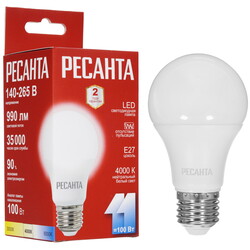 Изображение товара Лампа светодиодная Ресанта LL-R-A60-11W-230-4K-E27