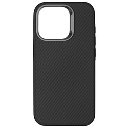 Изображение товара Накладка  Aceline Carbon для Apple iPhone 15 Pro черный