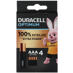 Изображение товара Батарейка Duracell Optimum AAA (LR03/FR03)