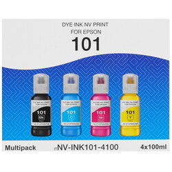 Изображение товара Чернила  NV-Print 101 голубой, желтый, пурпурный, черный
