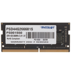 Изображение товара Оперативная память SODIMM Patriot Signature Line [PSD44G266681S] 4 ГБ