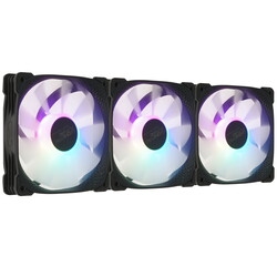 Изображение товара Комплект вентиляторов Geometric Future Squama 2505B Triple Pack [1F2505B312002] черный