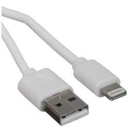 Изображение товара Кабель круглый Aceline Lightning 8-pin - USB 2.0 Type-A белый 3 м