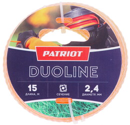 Изображение товара Леска для триммеров Patriot Duoline 805401161