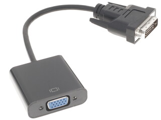 Изображение товара Переходник однонаправленный FinePower DVI-D - VGA, 0.2 м