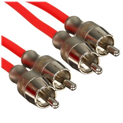 Изображение товара Кабель   Aura 2RCA - 2RCA красный