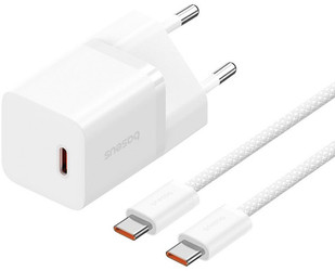Изображение товара Сетевое зарядное устройство Baseus GaN5 Fast Charger (mini) 1C 30W белый