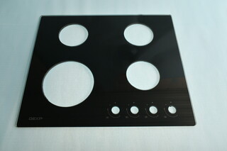 Изображение товара Стеклокерамическая панель для газовой варочной поверхности DEXP 4M4GT [N/A] (Black)