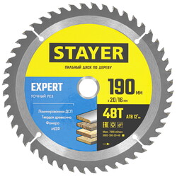 Изображение товара Диск пильный STAYER 3682-190-20-48_z01