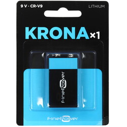 Изображение товара Батарейка FinePower крона (6LR61/6F22/CR-9V)