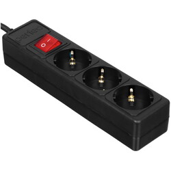 Изображение товара Сетевой фильтр Perfeo POWER+ PF-PP-3/3.0-B черный