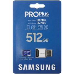 Изображение товара Карта памяти Samsung PRO Plus microSDXC 512 ГБ [MB-MD512SB/WW]