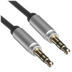 Изображение товара Кабель   Rexant jack 3.5 мм - jack 3.5 мм черный