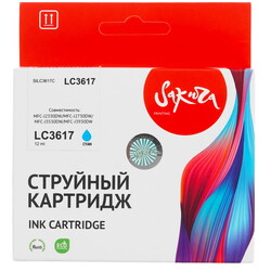 Изображение товара Картридж Sakura LC3617C голубой