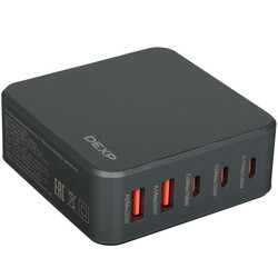 Изображение товара Сетевое зарядное устройство DEXP GaN IET25CD серый