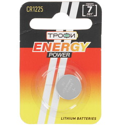 Изображение товара Батарейка Трофи CR1225-1BL CR1225