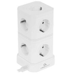 Изображение товара Сетевой фильтр Cablexpert TWR-9-U4-W-2 белый