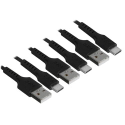 Изображение товара Кабель круглый SBS USB Type-C - USB 2.0 Type-A черный 2 м