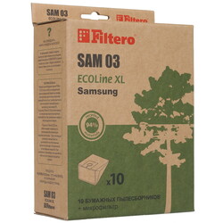 Изображение товара Комплект пылесборник и фильтр Filtero SAM 03 ECOLine XL