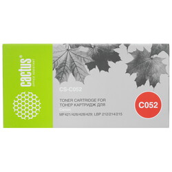 Изображение товара Картридж лазерный Cactus CS-C052 черный, с чипом